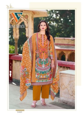 Kesar Karachi vol 1 by Vandana Lawn Cotton Printed dress material catalogue at low price dress material catalogs