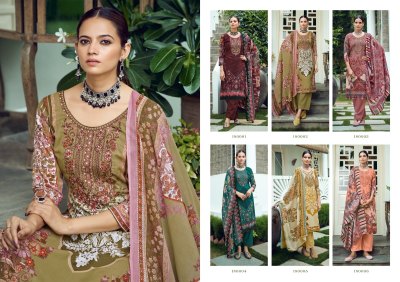 Kesar by selena pure lown cotton digital printed with embroidered unstitched dress material catalogue at low rate salwar kameez catalogs