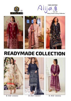 Keval Fab Alija B Vol 38 Readymade Karachi Kurti Pant With Dupatta Wholesale Rate  readymade suit catalogs