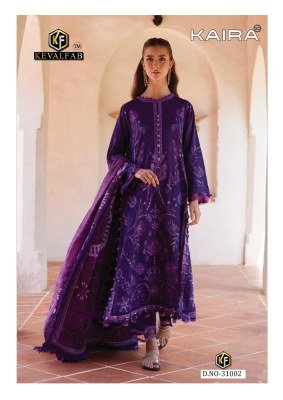 Keval Fab Kaira Vol 31 Cotton Kurti Pant Set with Malmal Dupatta (M–4XL) Karachi suits catalogs