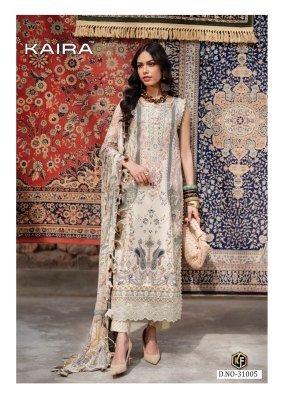 Keval Fab Kaira Vol 31 Cotton Kurti Pant Set with Malmal Dupatta (M–4XL) Karachi suits catalogs