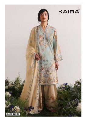 Keval Fab Kaira Vol-32 Heavy Lawn Cotton Dress Material Collection dress material catalogs