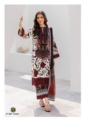 Keval Fab Luxury Kaneez Vol 13 Heavy Lawn Cotton Kurti Pant with Cotton Dupatta Set kurti pant with dupatta Catalogs