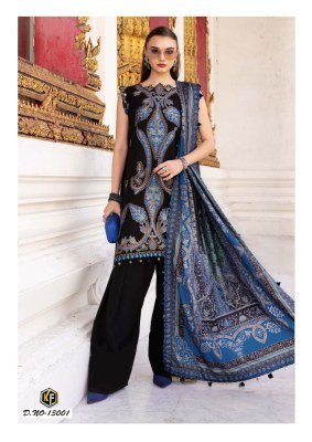 Keval Fab Luxury Kaneez Vol 13 Heavy Lawn Cotton Kurti Pant with Cotton Dupatta Set kurti pant with dupatta Catalogs