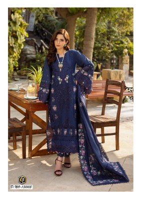 Keval Fab Luxury Kaneez Vol 13 Heavy Lawn Cotton Kurti Pant with Cotton Dupatta Set kurti pant with dupatta Catalogs