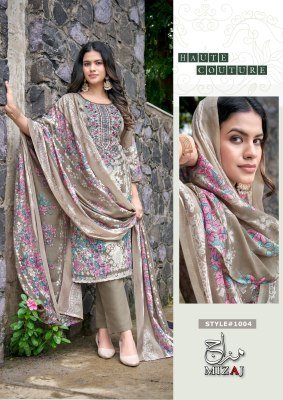 Keval Fab Mizaj M Prints Vol 1 Premium Soft Cotton Embroidered Dress Material Wholesale dress material catalogs