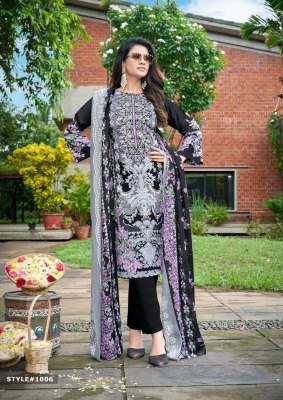 Keval Fab Mizaj M Prints Vol 1 Premium Soft Cotton Embroidered Dress Material Wholesale dress material catalogs