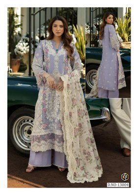 Keval Fab Rangrez Vol 13 Karachi Cotton Kurti Pant Set with Malmal Dupatta (M–4XL) Karachi suits catalogs