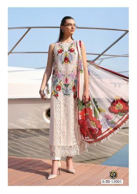 Keval Fab Soha Nazir Vol-12 Karachi Cotton Kurti Pant with Heavy Mal Mal Dupatta Karachi suits catalogs