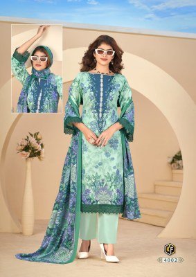Keval Jazmin Vol 4 Karachi dress material Soft Cotton Catalogue Wholesale Rate  dress material catalogs