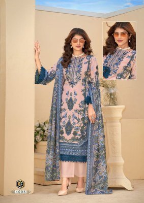 Keval Jazmin Vol 4 Karachi dress material Soft Cotton Catalogue Wholesale Rate  dress material catalogs