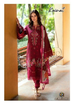 Keval Kainat Vol 22 Karachi Dress Material Heavy Cotton Catalogue Pcs Wholesale Rate  Karachi suits catalogs