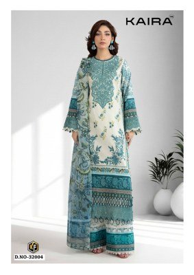 Keval Kaira Vol-32 Heavy Lawn Cotton Karachi Readymade Kurti Pant with Dupatta Set kurti pant with dupatta Catalogs