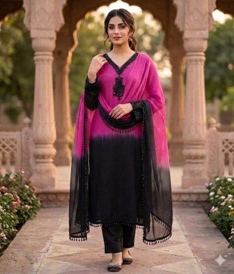 Khas D No. 5 3 Piece Hand Embroidery Kurti Pant with Dupatta Set wholesale catalogs