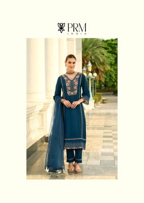 Khayaal Prm Pure Mull Chanderi Kurti Set with Embroidery Handwork Sleeves And Organza Dupatta Wholesale kurtis catalogs