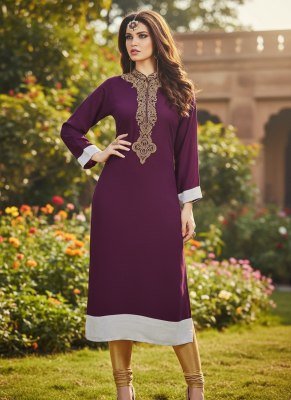 Khushi Fashion Khushi Vol 23 Georgette Kurti Catalog Handwork Wholesale kurtis catalogs
