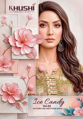 Khushi Ice Candy Vol-2 Pure Cotton Pant Style Kurti Set wholesale catalogs