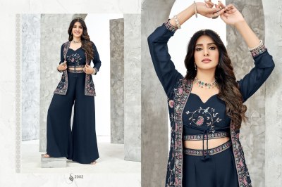 Khushi fashion present Aniyai exclusive fully embroidered blazer co ord set catalogue at wholesale price  co ord set catalogs