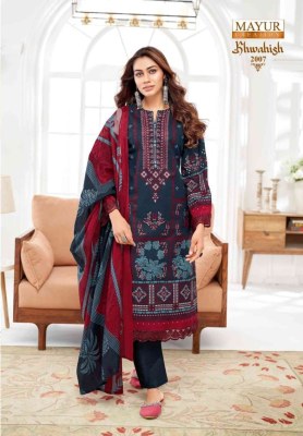 Khwahish vol 2 by Mayur lawn Cotton Fine quality unstitched suit catlogue at affordable rate dress material catalogs