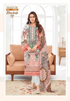 Khwahish vol 2 by Mayur lawn Cotton Fine quality unstitched suit catlogue at affordable rate dress material catalogs