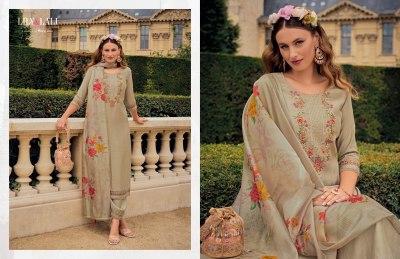Khwaish by Lily and lali Hand embroidered fancy readymade suit catalogue at amaviexpo readymade suit catalogs
