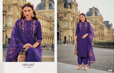 Khwaish by Lily and lali Hand embroidered fancy readymade suit catalogue at amaviexpo readymade suit catalogs