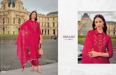 Khwaish by Lily and lali Hand embroidered fancy readymade suit catalogue at amaviexpo readymade suit catalogs