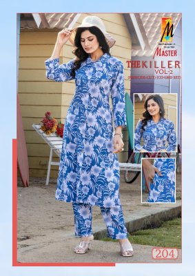 Killer vol 2 by Master Reyon A line Fancy Reyon Palazzo catalogue at affordable rate kurtis catalogs