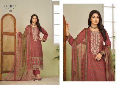 Kilory Trends Rangmanch Lawn Cotton Designer Dress Material Collection dress material catalogs