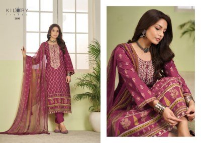 Kilory Trends Rangmanch Lawn Cotton Designer Dress Material Collection dress material catalogs