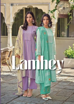 Kilory Trendz by Lamhey pure lawn cotton digital printed pakistani suit catalogue at affordable rate Kilory trendz