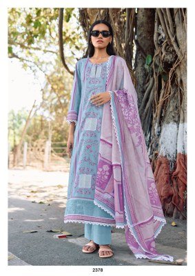 Kimora Bahaar Lawn Cotton Digital Print Kurti Pant with Pure Mul Kota Dupatta Set wholesale catalogs