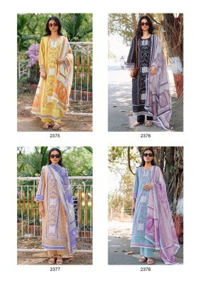 Kimora Bahaar Lawn Cotton Digital Print Kurti Pant with Pure Mul Kota Dupatta Set dress material catalogs