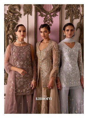 Kimora Heavy Cutdana Sequence Work Readymade Designer Suit D.No 001-003 readymade suit catalogs