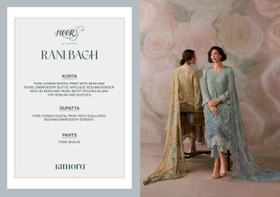 Kimora Heer Ranibagh Pure Chinon Digital Print Dress Material dress material catalogs