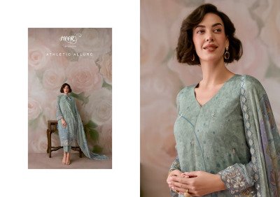 Kimora Heer Ranibagh Pure Chinon Digital Print Dress Material dress material catalogs