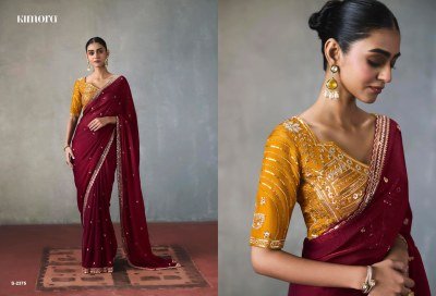 Kimora I-Con Vol-37 Series 2371-2381 Premium Silk  Beads Cutdana Work Saree Collection sarees catalogs