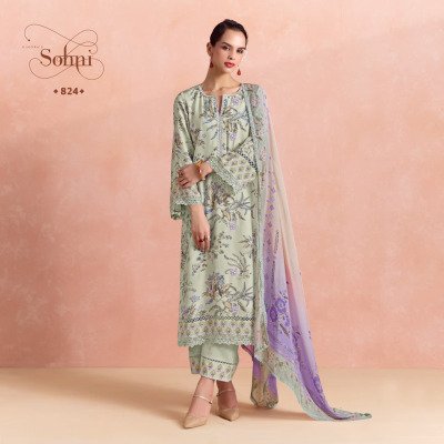 Kimora Suit Fern Vol 75 Premium Lawn Digital Print Dress Material dress material catalogs