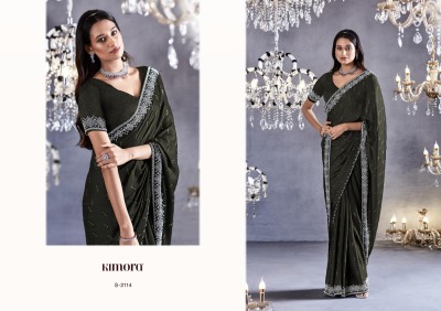 Kimora by zarkan Beautifully Designed Party Wear Collection saree catalogue at wholesale price sarees catalogs