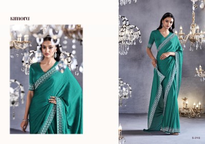Kimora by zarkan Beautifully Designed Party Wear Collection saree catalogue at wholesale price sarees catalogs