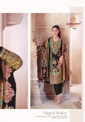 Kimora vol 1 by Suryjyoti Pure Modal Foil Printed Dress material collection with budget rate dress material catalogs