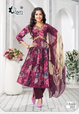 Kinti by Libaas vol 3 newly modal print aliya cut with fancy sequence work kurti bottom and dupatta catalogue at low rate Kinti Kurti catalogue