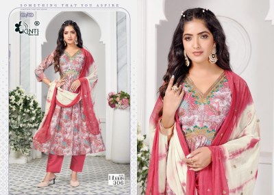 Kinti by Libaas vol 3 newly modal print aliya cut with fancy sequence work kurti bottom and dupatta catalogue at low rate kurtis catalogs