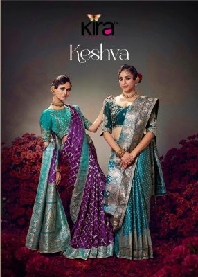 Kira Keshva Silk  Pure Sattin Based Fancy Saree Collection  Amavi