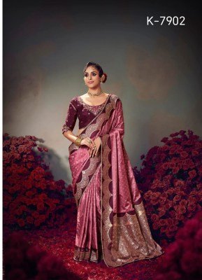 Kira Keshva Silk  Pure Sattin Based Fancy Saree Collection  sarees catalogs