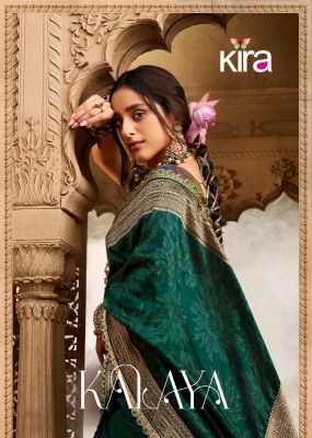 Kira by rajyog Soft banarsi silk fancy beautiful saree with blouse catalogue at low rate Rajyog