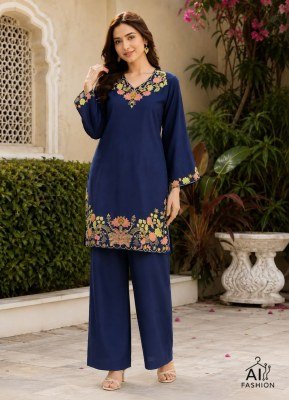 Kitty Party Rayon Co-Ord Set with Long Sleeve Top & Palazzo co ord set catalogs