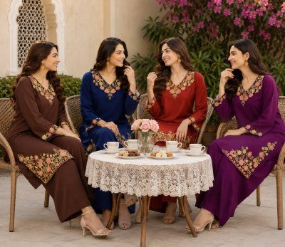 Kitty Party Rayon Co-Ord Set with Long Sleeve Top & Palazzo co ord set catalogs
