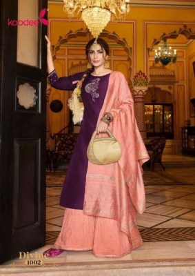 Koodee presents divine traditionl style Kurti pants with dupatta catalogue buy wholesale price in India  kurtis catalogs