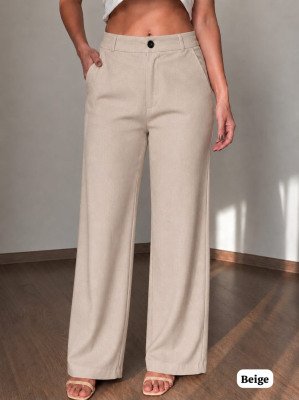 Korean Style Premium Stretchable High Waist Pants 5 Colour Combo Set 